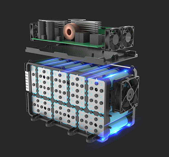 High Performance BMS of CXJPowers Portable Power Station