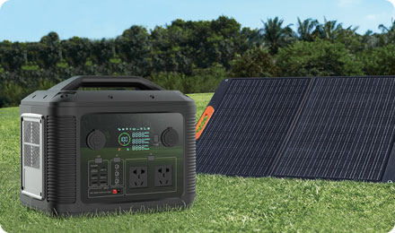 Solar Charing of Portable Camping Power Station