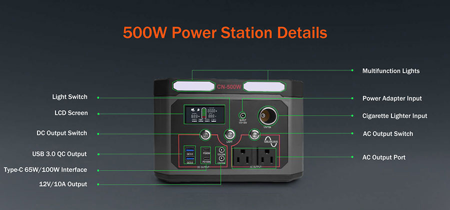 What Can A 500w Portable Power Station Run for Us