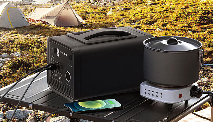 600W Portable Battery Power Station for Outdoor Camping