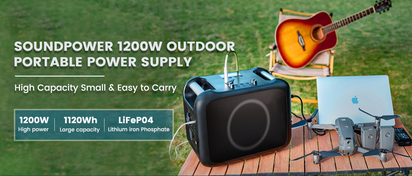 Soundpower 1200w Outdoor Portable Power Supply of ISP-BP1200