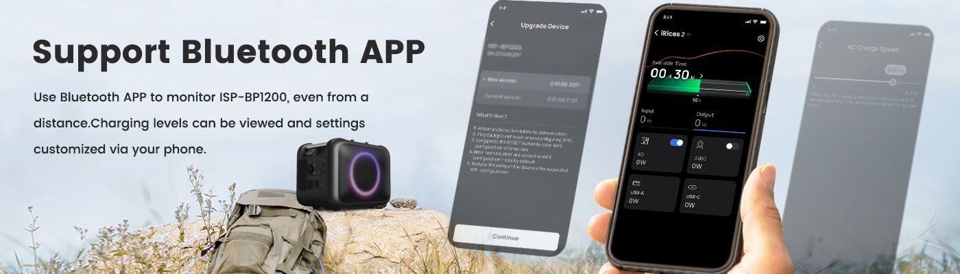 Use Bluetooth APP to Monitor ISP-BP1200