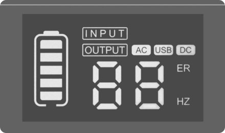 Digital LCD display