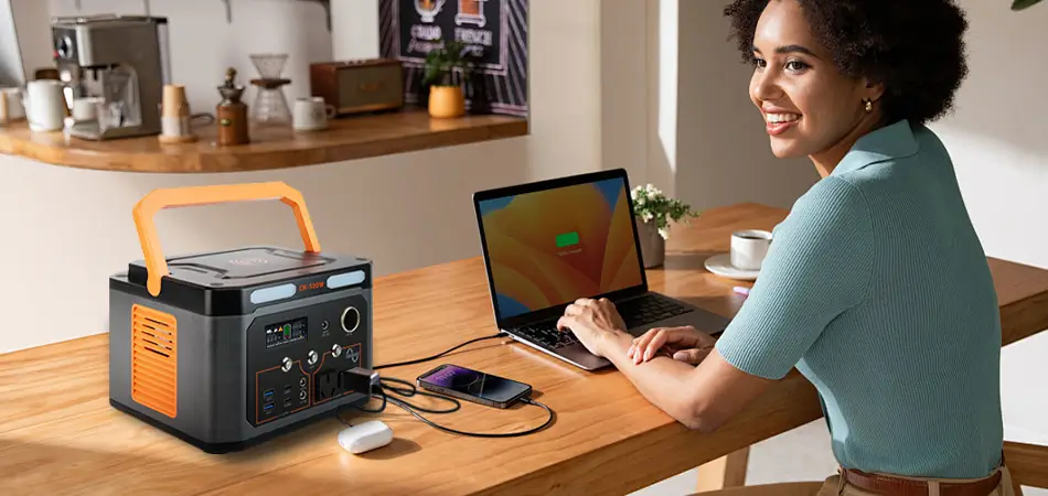 Use a CXJPowers portable power station for remote work