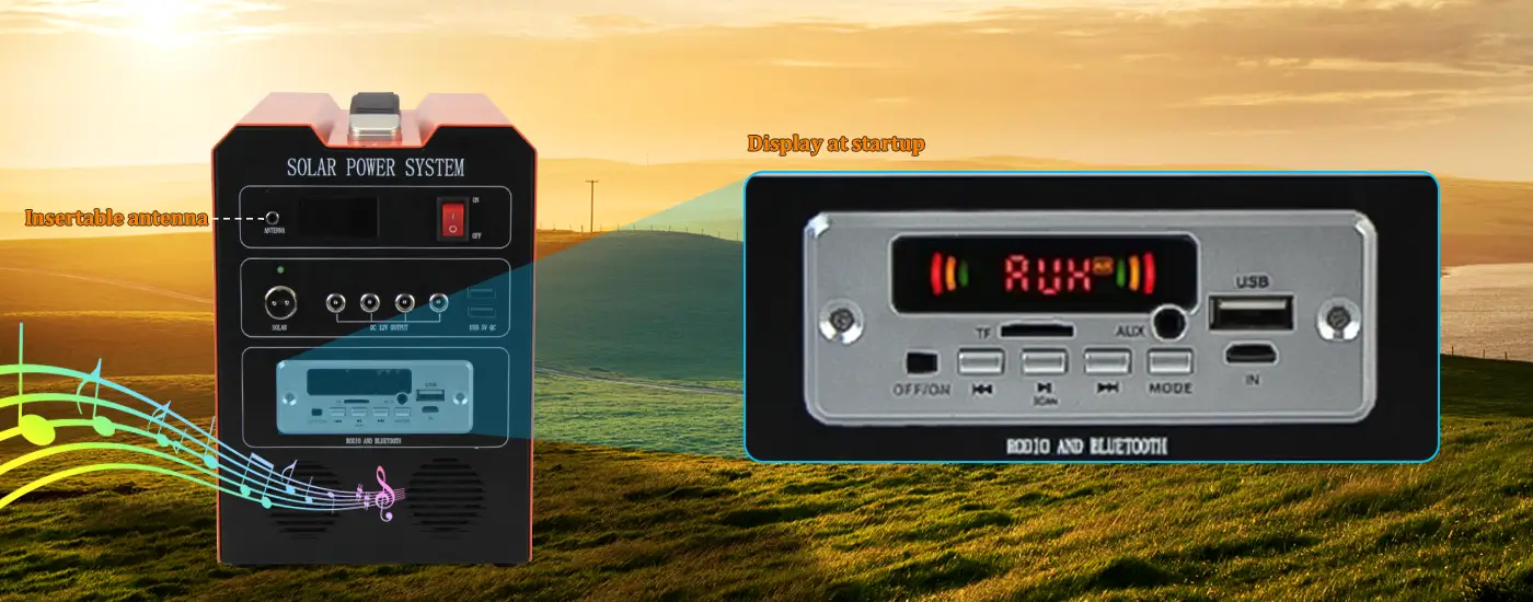 Radio portable power station highlight