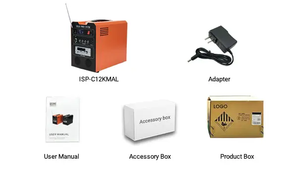 ISP-C12KMAL Package list