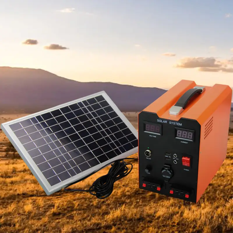 LiFePO4 Solar Generator with 100W Solar Panel