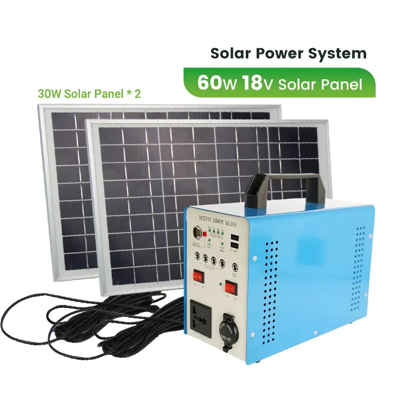 Best Portable Solar Power Station with 60W Solar Panel