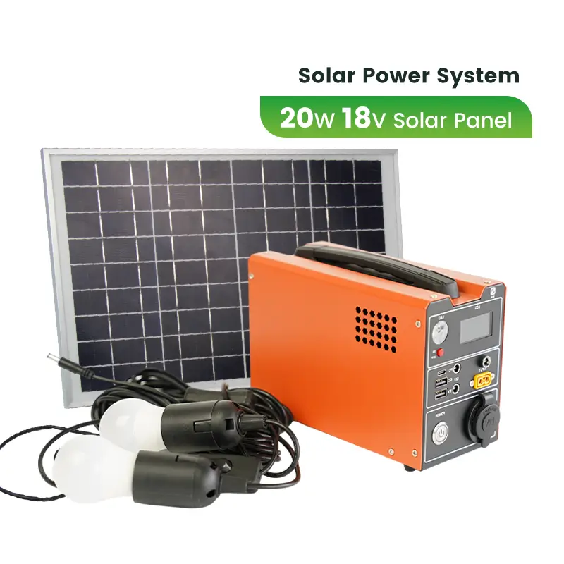 111Wh Portable Solar Station with 20W Solar Panel