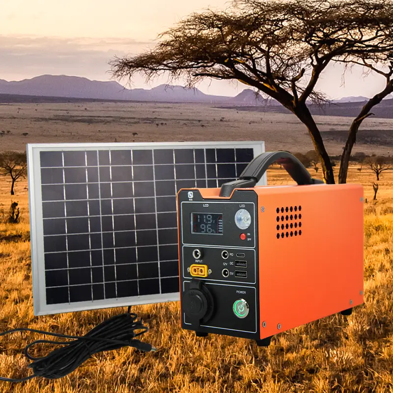 111Wh Portable Solar Station with 20W Solar Panel