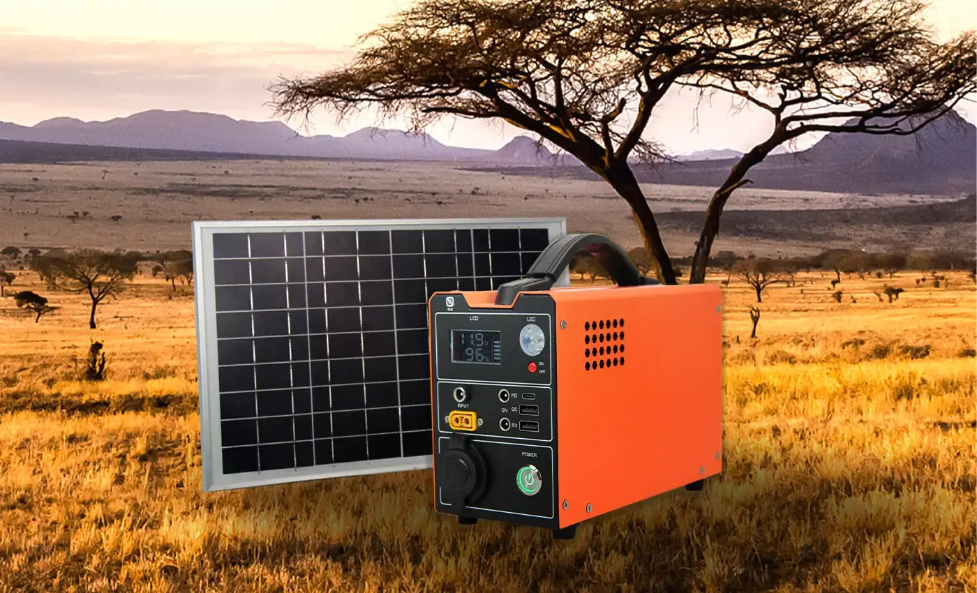 111Wh Portable Solar Station with 20W Solar Panel