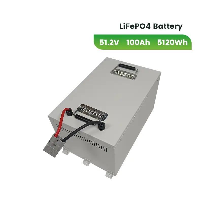 51.2V 100Ah LiFePO4 Rechargeable Battery Pack