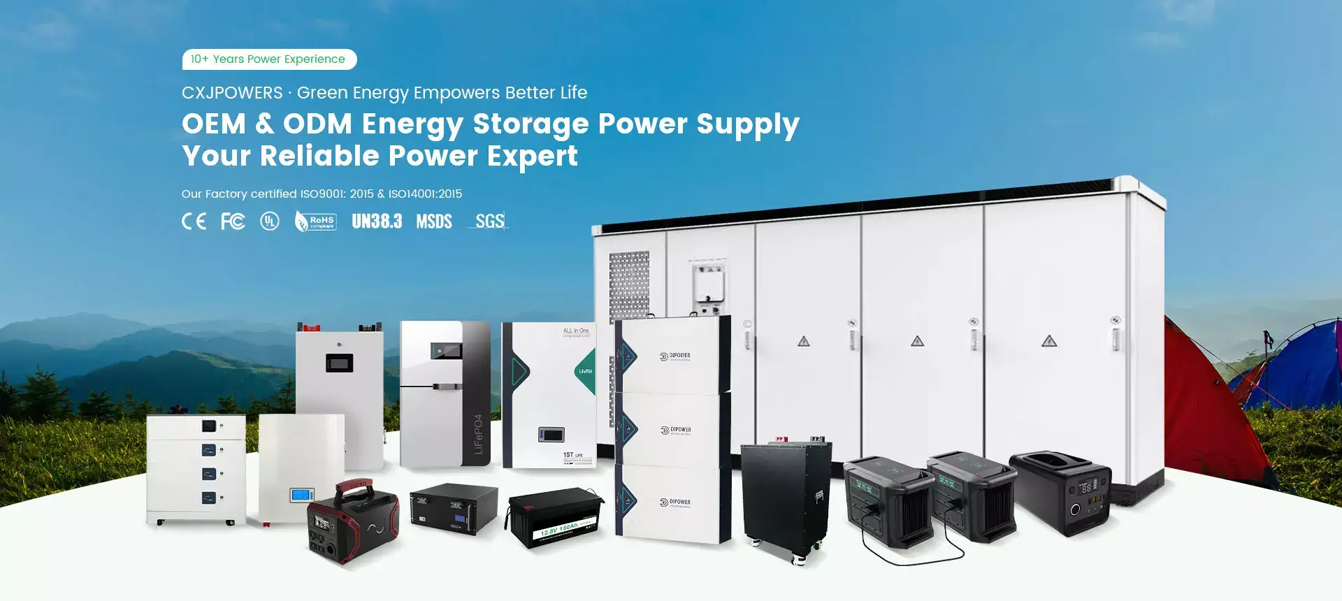 CXJPOWERS Emergency Energy Storage Power Supplier