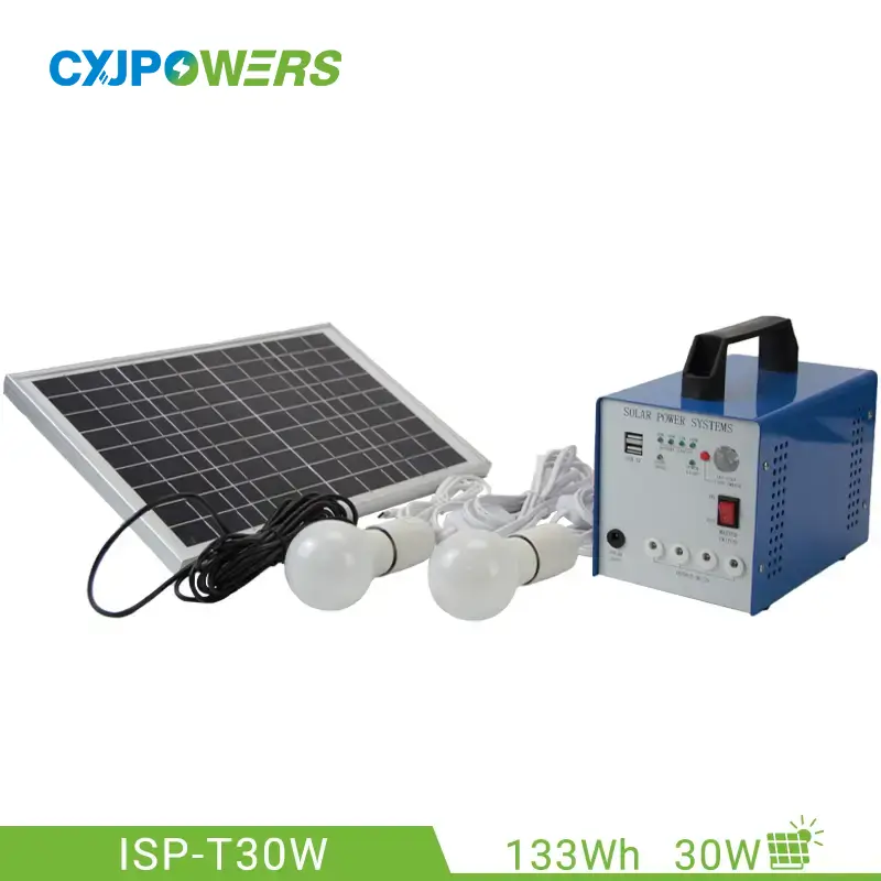 Power Station Solar Generator 133Wh Solar Panel 30W