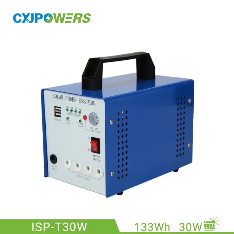 Power Station Solar Generator 133Wh Solar Panel 30W