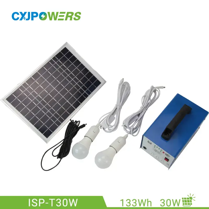 Power Station Solar Generator 133Wh Solar Panel 30W