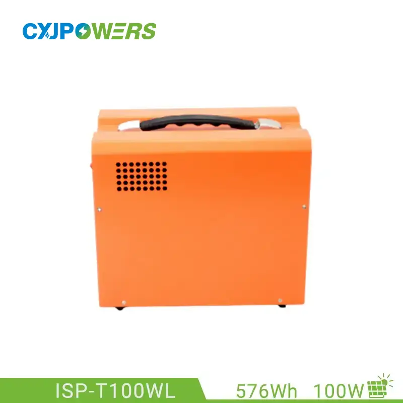 100W Solar Panel Power Station with Radio