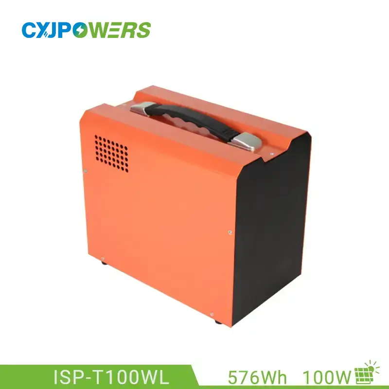 100W Solar Panel Power Station with Radio