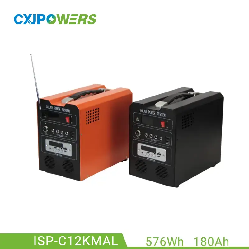 576Wh Radio Portable Power Station Generator