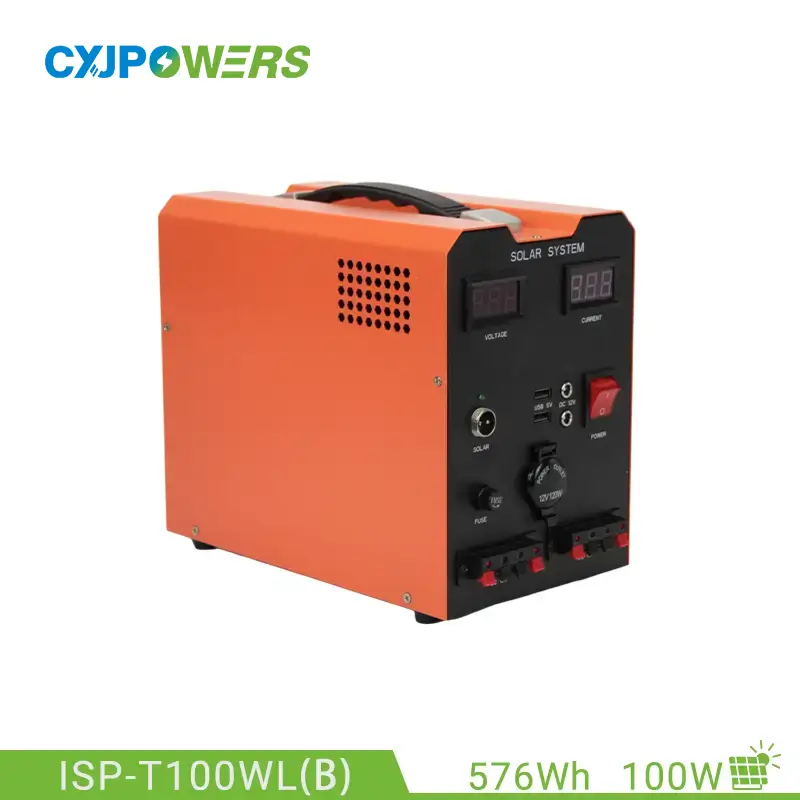 LiFePO4 Solar Generator with 100W Solar Panel