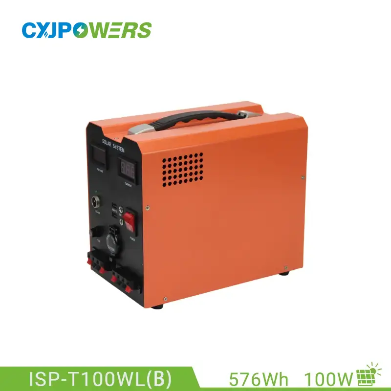 LiFePO4 Solar Generator with 100W Solar Panel