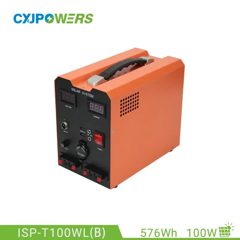 LiFePO4 Solar Generator with 100W Solar Panel