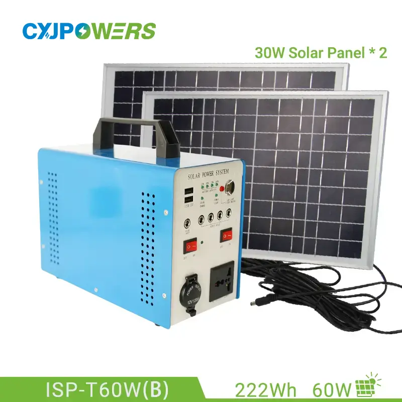 Best Portable Solar Power Station with 60W Solar Panel