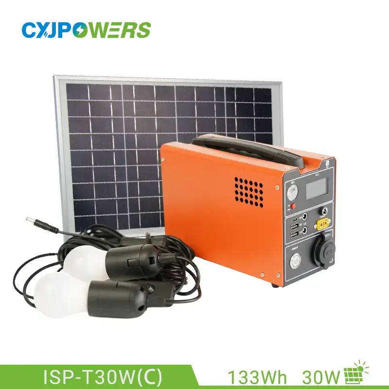 133Wh Portable Generator with Solar Panel 30W