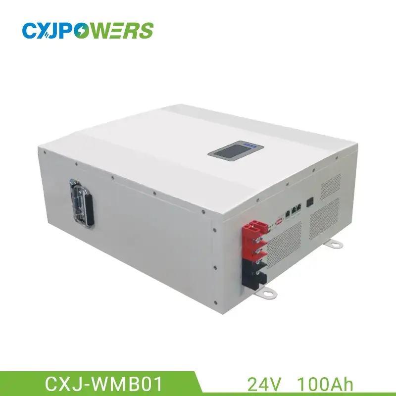 24V 100Ah Wall Mounted Battery