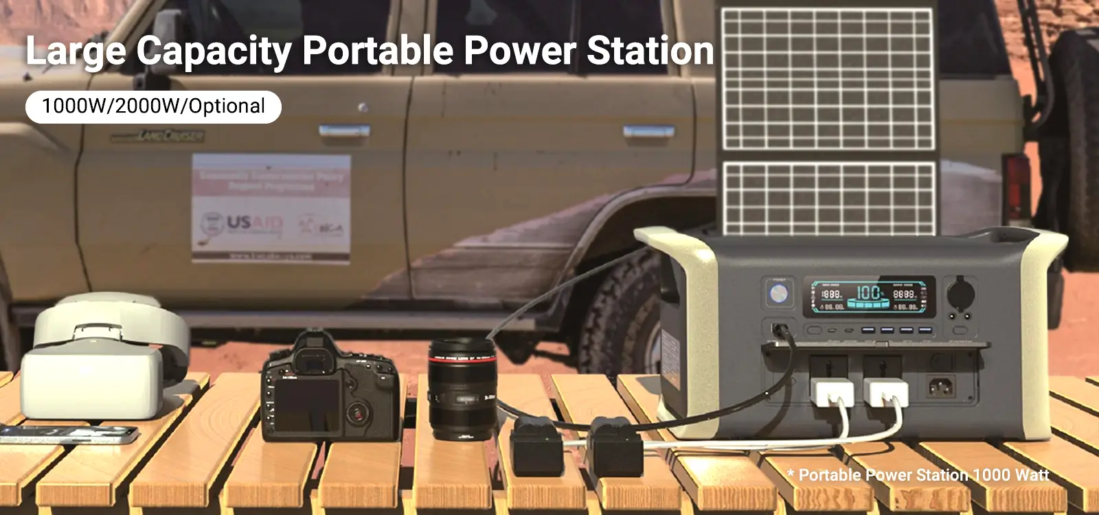 CXJPowers Portable Powerstation 1000 Watt