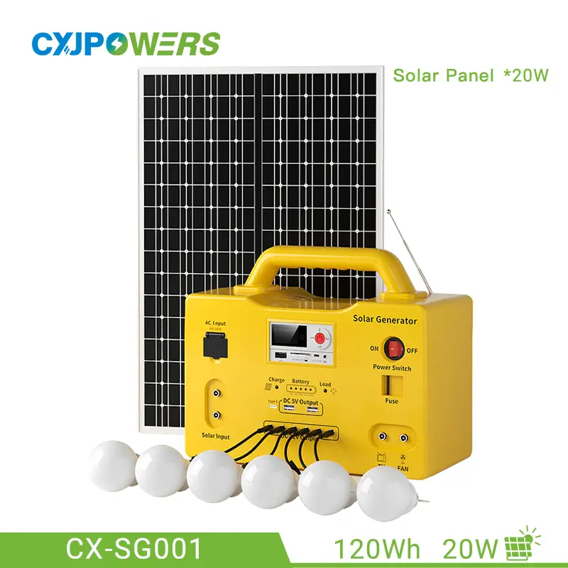 120Wh Solar Generator System