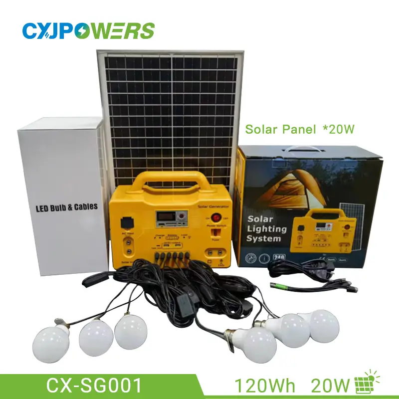 120Wh Solar Generator System