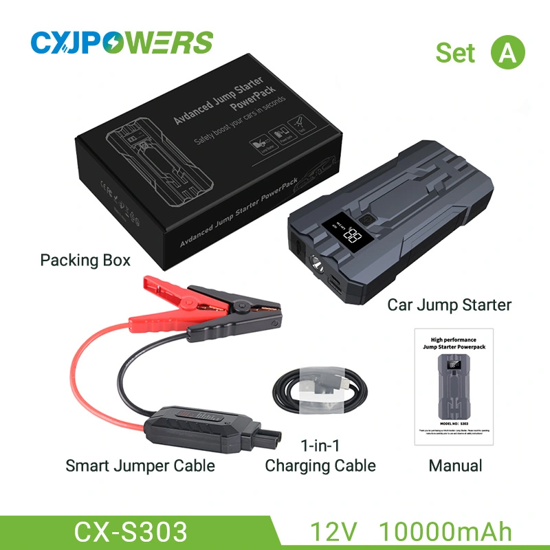 12V Portable Jump Starter 10000mAh