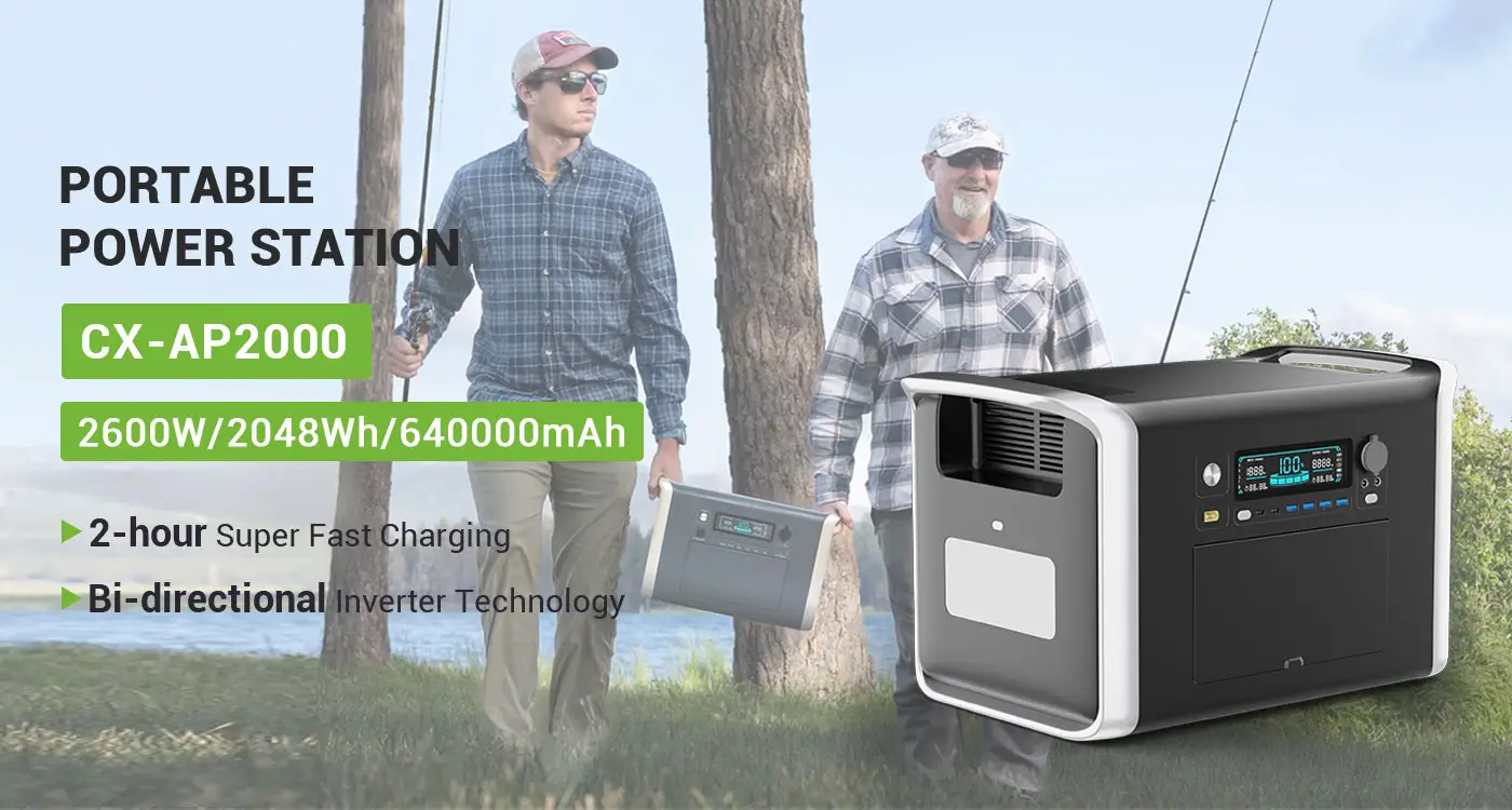 CXJPowers Portable Powerstation 2000 Watt