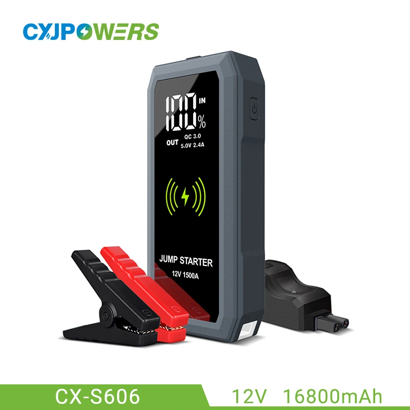 Wireless Charging Car Starter Jumper Power Bank 12V