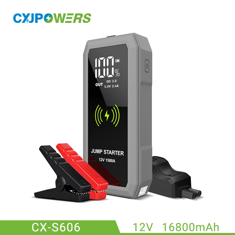 Wireless Charging Car Starter Jumper Power Bank 12V