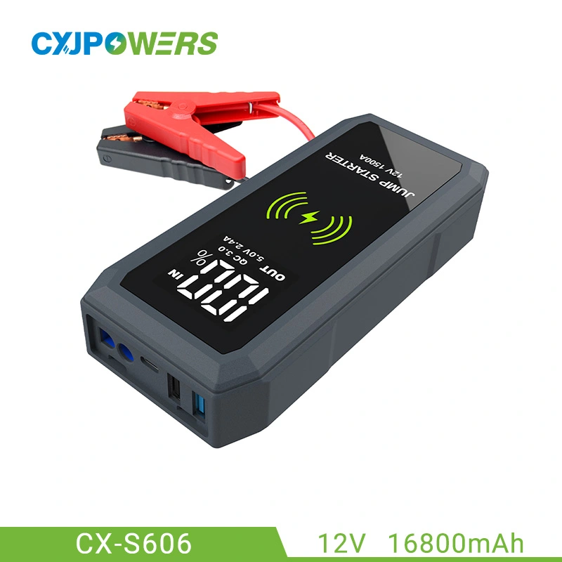 Wireless Charging Car Starter Jumper Power Bank 12V