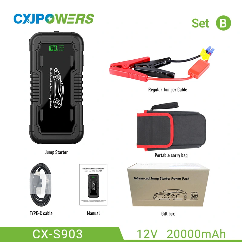 Car Jump Starter 20000mah 12V Gas/Diesel