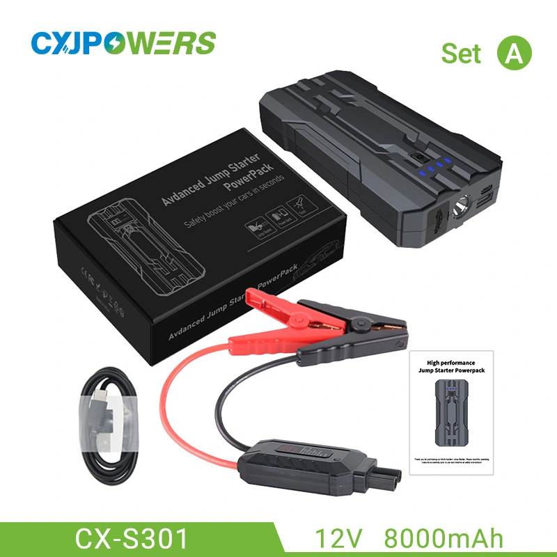 12V 8000mAh Jump Starter Power Bank