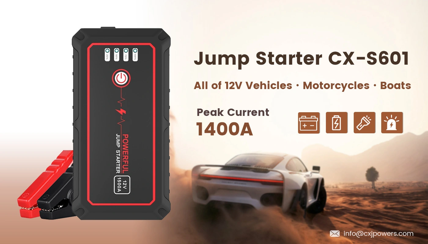 Car 12v Jump Starter 14000mAh Power Bank CX-S601