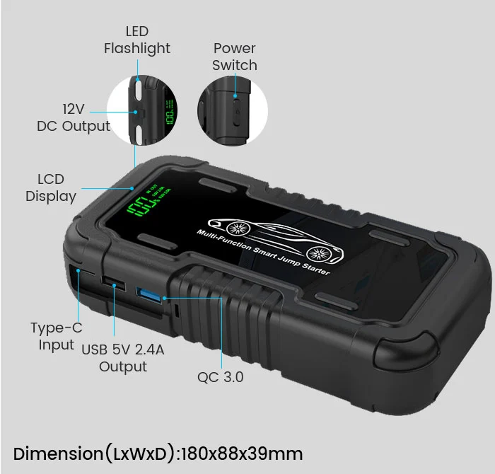 Jump Stater CX-S903 Appearance Details