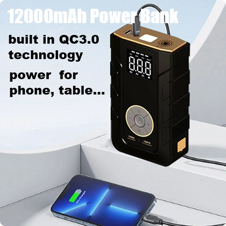 12000mAh Portable Power Bank