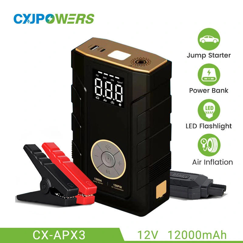 12v Car Jump Starter with Air Compressor