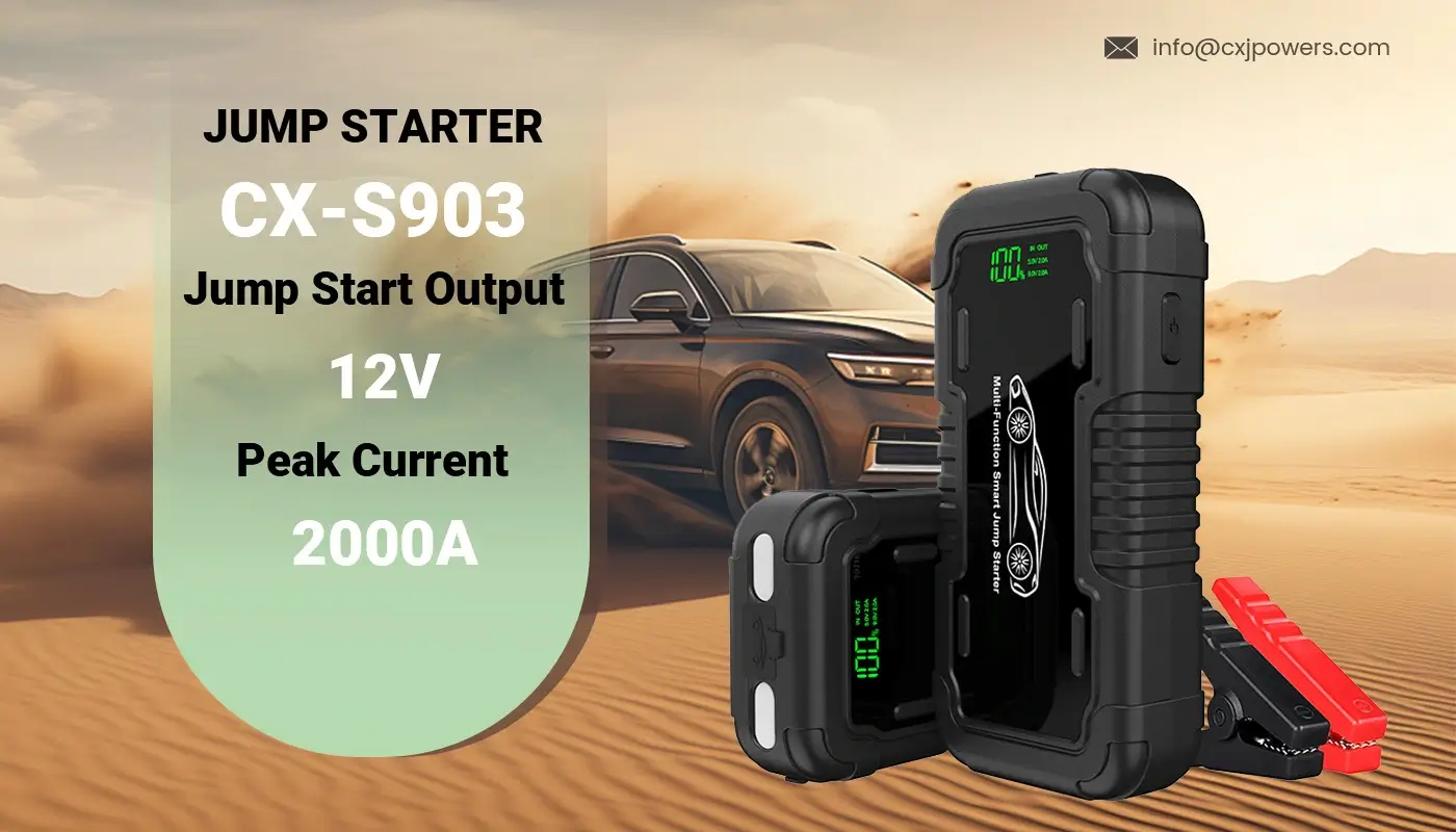 Car Jump Starter 20000mah 12V Gas, Diesel