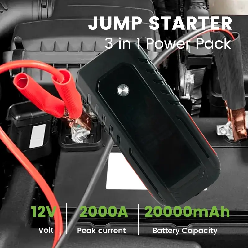 12V Portable Battery Jump Starter