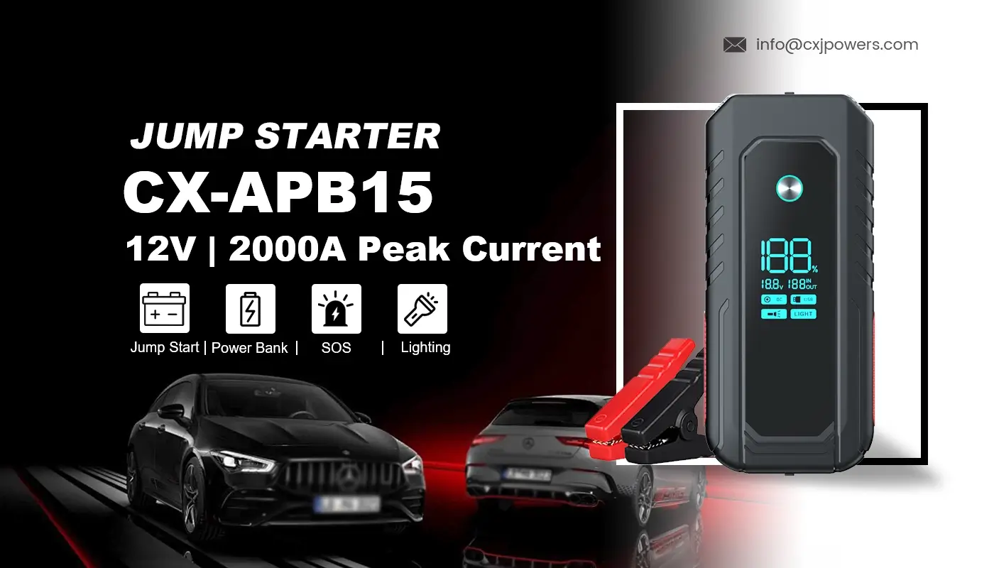 12V Portable Battery Jump Starter CX-APB15