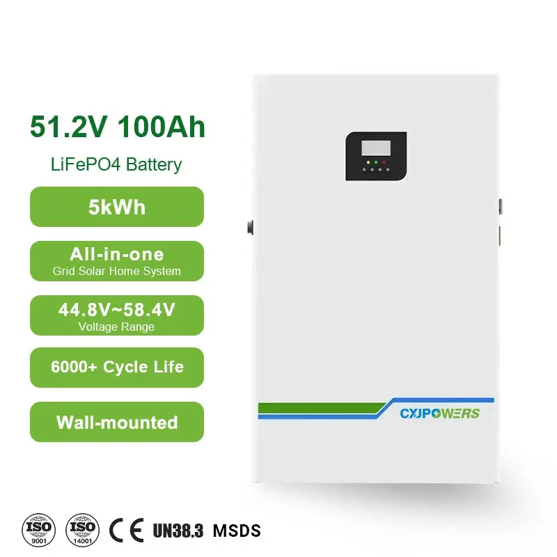 5000Wh All In One Solar Battery System