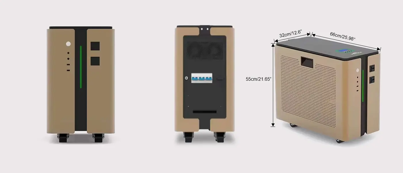 size of 5kWh Solar All In One Energy Storage System CX-AIN003