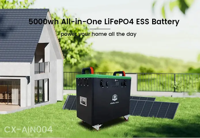 5000wh All-in-one LiFePO4 ESS Battery CX-AIN004