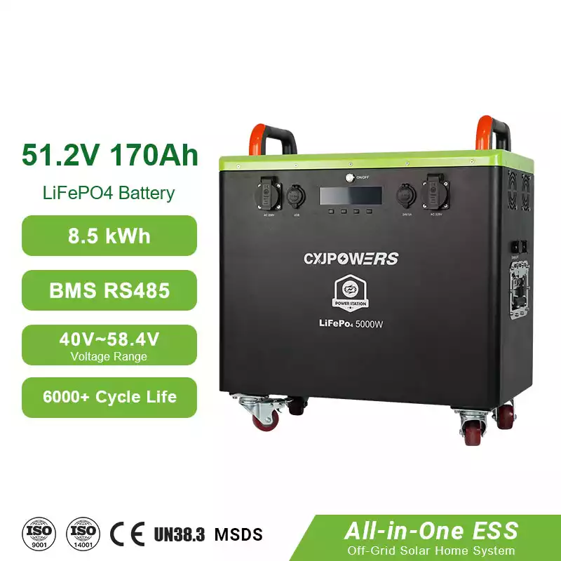 8.5kWh Solar ESS System Battery Bank for Home